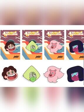 Mondo Steven Universe Enamel Pin Set - HTF
